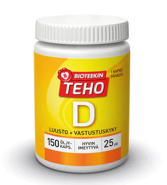 Teho D plus 25Ug 150 капсул