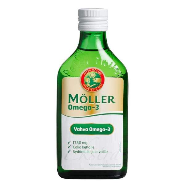 Möller Strong Omega3 рыбий жир 250 мл