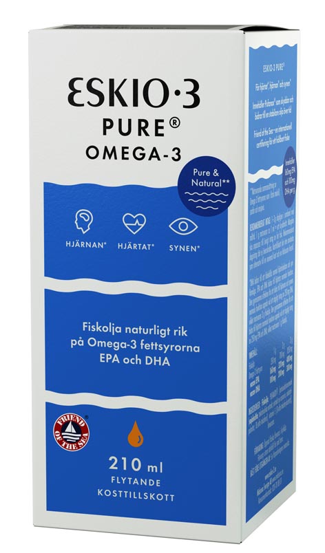Eskio-3 Pure neste -Омега-3 витамины 210 мл