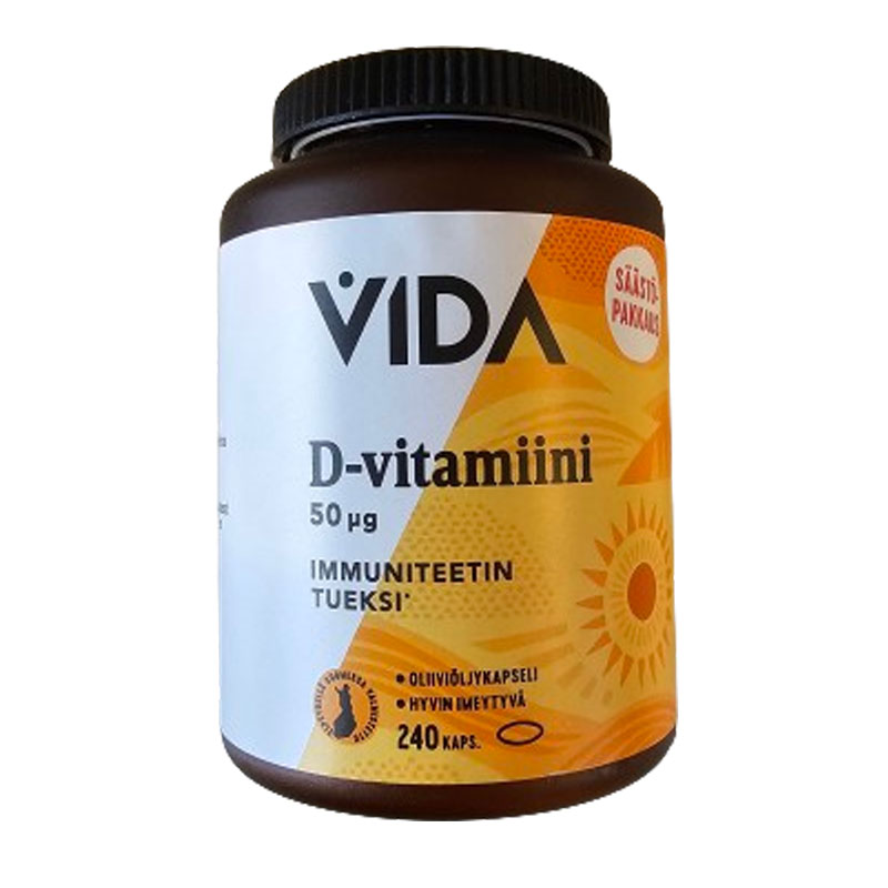 Vida Витамин D 50 мкг 94г 240капс 